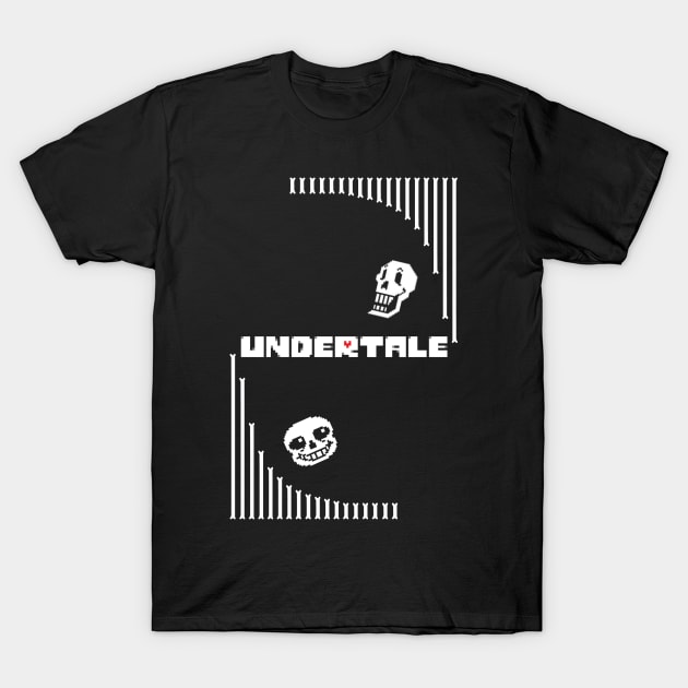 Undertale Bone Wave T-Shirt by Broseidon13